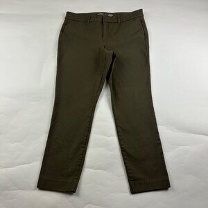 Old Navy Reishi Brown High Rise Skinny Pixie Pant 12